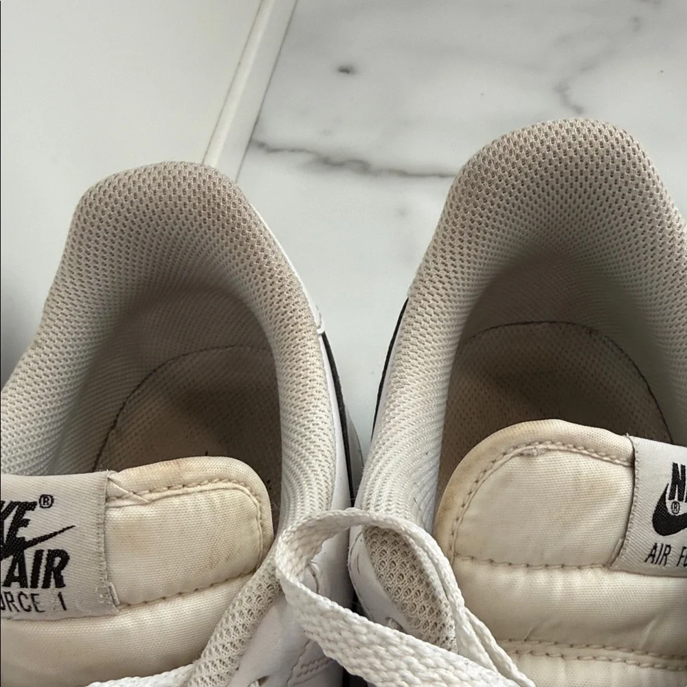 Nike Air Force 1 '07 sneakers in white and black men’s 10.5